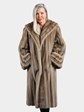 Woman's Vintage Cerulean Female Mink Fur Coat