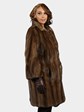 Woman's Lunaraine Mink Fur 3/4 Coat