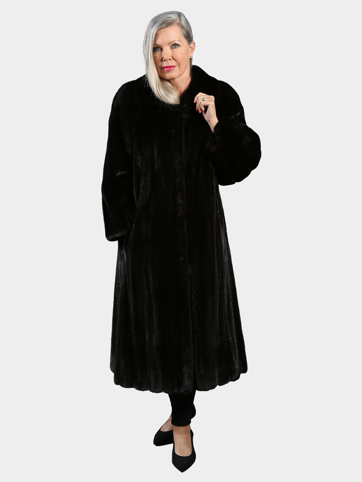 Woman's Ranch Female Mink Fur Coat