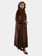 Woman's Demi Buff Mink Fur Coat