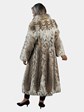 Woman's Natural Cat Lynx Fur Coat