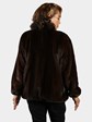 Woman's Mahogany Mink Fur Jacket
