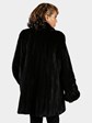 Woman's Ranch Semi Sheared Female Mink Fur Stroller