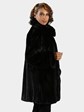 Woman's Ranch Semi Sheared Female Mink Fur Stroller