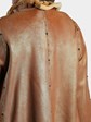 Woman's Zuki Gold Sheared Mink Fur Jacket Reversing to Suede