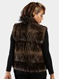 Woman's Sculptured Sable Fur Vest