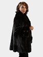 Woman's Deep Mahogany Female Mink Fur Stroller