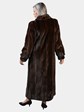 Woman's Mahogany Mink Fur Coat