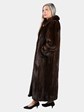 Woman's Mahogany Mink Fur Coat