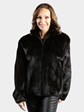 Woman's Ranch Female Mink Fur Bomber Jacket