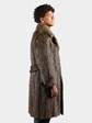 Man's Nutria Fur 3/4 Coat