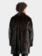 Man's Deepest Mahogany Mink Fur Stroller
