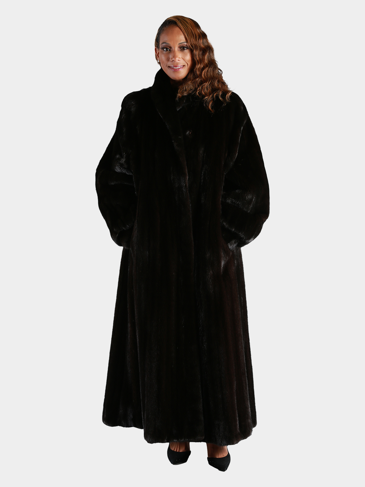 Woman's Blackglama Ranch Female Mink Fur Coat