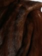 Woman's Mahogany Female Mink Fur Coat
