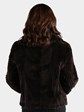 Woman's Brown Sheared Beaver Fur Jacket