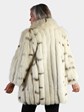 Woman's Lynx Dyed Fox Fur Jacket