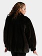 Woman's Plus Size Ranch Female Mink Fur Zipper Jacket