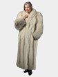 Woman's Natural Light Fawn Fox Fur Coat