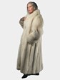 Woman's Natural Light Fawn Fox Fur Coat