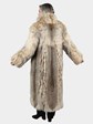Woman's Natural Canadian Lynx Fur Coat