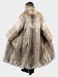 Woman's Natural Canadian Lynx Fur Coat