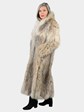 Woman's Natural Canadian Lynx Fur Coat