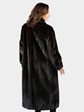 Woman's Natural Deep Mahogany Female Mink Fur Coat