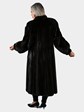 Woman's Natural Deep Mahogany Female Mink Fur Coat