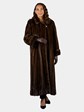 Woman's Guy Laroche Mahogany Female Mink Fur Coat