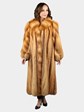 Woman's Natural Red Fox Fur Coat