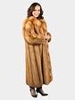 Woman's Natural Red Fox Fur Coat