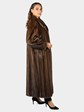 Woman's Mahogany Mink Fur Coat