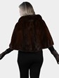 Woman's Mahogany Female Mink Fur Stole