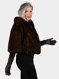 Woman's Mahogany Female Mink Fur Stole