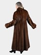 Woman's Natural Demi Buff Female Mink Fur Coat