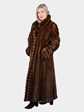 Woman's Natural Demi Buff Female Mink Fur Coat