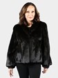 Woman's Natural Ranch Female Mink Fur Jacket