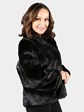 Woman's Natural Ranch Female Mink Fur Jacket