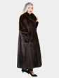 Woman's Natural Mahogany Female Mink Fur Coat