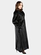 Woman's Natural Ranch Mink Fur Coat