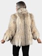 Woman's Natural Canadian Lynx Fur Jacket