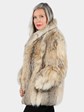 Woman's Natural Canadian Lynx Fur Jacket