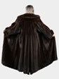 Woman's Natural Mahogany Female Mink Fur Coat by Geoffrey Beene