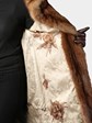 Woman's Vintage Natural Sable 7/8 Fur Coat