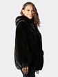 Woman's Natural Ranch Female Mink Fur Parka