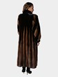 Woman's Natural Ranch and Lunaraine Mink Fur Coat