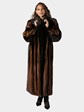 Woman's Natural Ranch and Lunaraine Mink Fur Coat