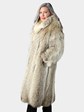Woman's Petite Coyote Fur Coat