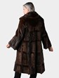 Woman's Mahogany and Broadtail Lamb Fur Coat