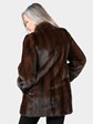 Woman's Natural Mahogany Female Mink Fur Jacket